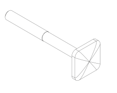 Thule T-screw 61 mm