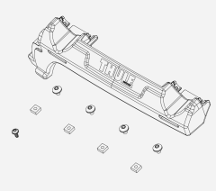 Thule MtgBag Endcap wheeltrayL 917/8