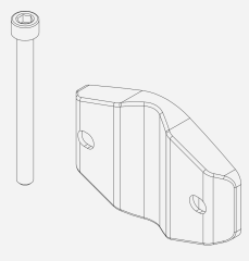 Rear plates - Thule Yepp maxi seat post