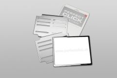 Perfect Click Motorrad, verchromt Aluminium