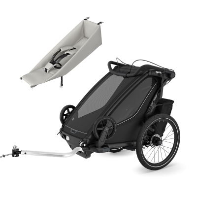 Thule Chariot Sport 2 single infant bundle Black
