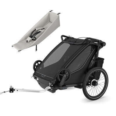 Thule Chariot Sport double infant bundle Black