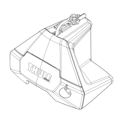 Complete Foot - Thule Evo Clamp