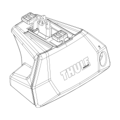 Complete Foot - Thule Evo Flush Rail