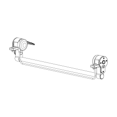 Axle assembly - double - Thule Chariot Cab