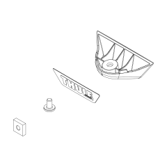 Back Logo + M8 Nut & Screw - Thule Caprock