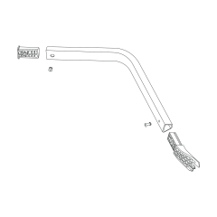 Wheel arm - left - double - Thule Chariot jogging kit (2017-X)