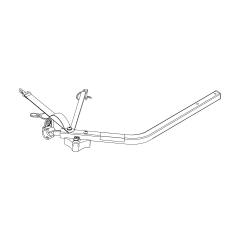 Hitch arm assembly - Thule Coaster/Coaster XT (2014-X)