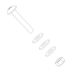 Thule Ski kit harness hardware (2002-X)