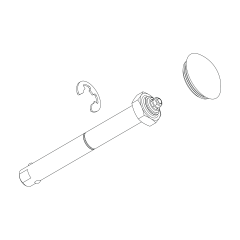 Clevis axle 40mm - Thule Coaster/Cadence (2014-X)