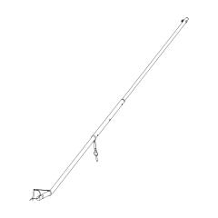 Ski kit replacement arm - right