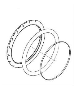 Thule Tire and tube assembly 20" right