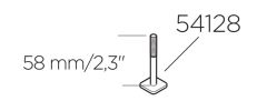 Thule T-Track Screw 58mm