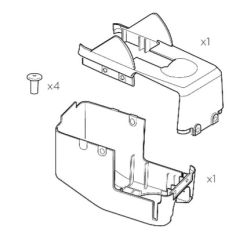 Thule Top & Bottom cover incl Fastner