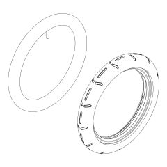  Tire Assembly 12" - Thule Urban Glide 2