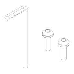 Handlebar hardware - Thule Chariot, Thule Chariot 2, Thule Courier