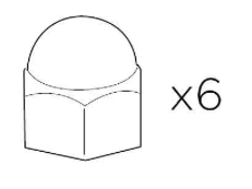 Large Plastic Bolt Caps