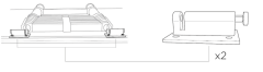 Ladder Brackets (Set of 2)