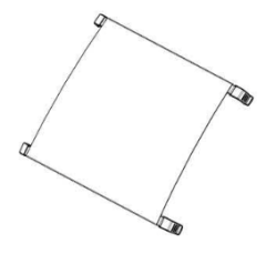 Sunshade cover - double - Thule Chariot 2