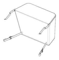 Cargo bag - double - black - Thule Chariot 2