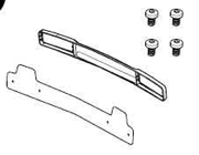 Reflector housing - double - Thule Chariot 2