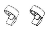 Brake cable guides - Thule Chariot Sport 2