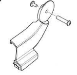Suspension cover left - Thule Chariot 2