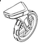 Wheel wing left - Thule Chariot 2