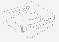Thule M6 Chimney nut