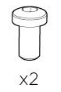 Thule Screws foot rest - Thule Yepp mini