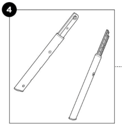 Legs left+right - Thule Yepp mini