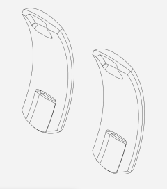 Shoulder padding - Thule Yepp Nexxt/Yepp Nexxt 2/Thule Sapling
