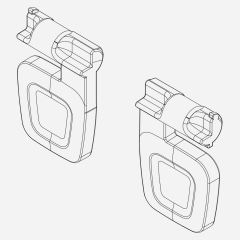 Footrest lever - Thule Yepp Nexxt maxi, Yepp 2 maxi