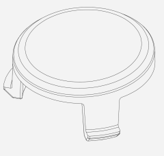 Main Seat Footrest Adjustment Button - Thule Sleek