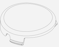 Main Seat & Sibling Seat Release Button - Thule Sleek