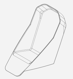 Seat - Single - Gray Melange - Thule Urban Glide 2