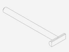 Thule 69.5mm T-bolt