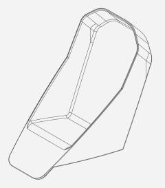 Seat - Single - Black - Thule Glide2/Urban Glide 2 (2020-X)