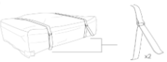 Travel Cover Straps (Set of 2)