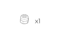 M8X1.25 Nylon Lock Nut