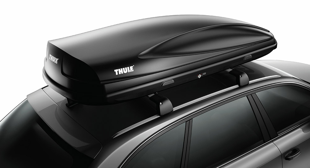 Neueste Generationen bei Dachbox.ch: die Dachboxen Thule Force XT und das Lastenträgersystem Thule Evo